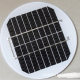 Painel solar laminado de vidro circular 8,28 V 0,1 A 2 W, conjunto de c&eacute;lula solar circular - Thumb - 1