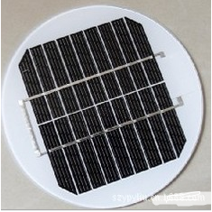 Painel solar laminado de vidro circular 8,28 V 0,1 A 2 W, conjunto de c&eacute;lula solar circular