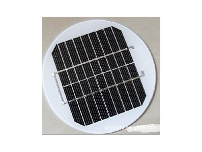 Painel solar laminado de vidro circular 8,28 V 0,1 A 2 W, conjunto de c&eacute;lula solar circular - Imagem 1