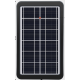 Carregador solar monocristalino 5V 6W com placa de a&ccedil;o e vidro, carca&ccedil;a de alum&iacute;nio, suporte e cabo 3 m &mdash; Baterias e C&eacute;lulas - Thumb - 1
