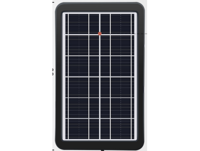 Carregador solar monocristalino 5V 6W com placa de a&ccedil;o e vidro, carca&ccedil;a de alum&iacute;nio, suporte e cabo 3 m &mdash; Baterias e C&eacute;lulas - Imagem 1