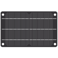 Painel solar monocristalino 5W sem cabo