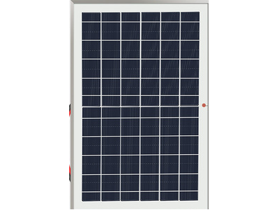 Painel solar monocristalino 5W com moldura de alum&iacute;nio e cabo de 3 metros - Imagem 1