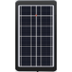 Placa solar monocristalina 6V 3W em a&ccedil;o e vidro, fio 3 m, tens&atilde;o inst&aacute;vel - Thumb - 1