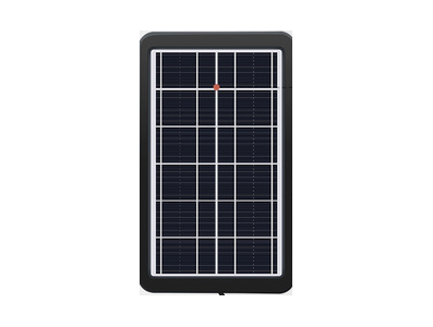 Placa solar monocristalina 6V 3W em a&ccedil;o e vidro, fio 3 m, tens&atilde;o inst&aacute;vel - Imagem 1
