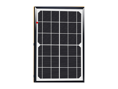 Painel solar monocristalino 6V 6W com suporte refor&ccedil;ado e cabo de 3 m, tens&atilde;o inst&aacute;vel - Imagem 1