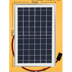 Regulador de Tens&atilde;o 5V 10W para Painel Solar com Estrutura em Alum&iacute;nio e Cabo de 3 metros