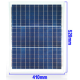 Painel Solar Policristalino 18V 30W - Thumb - 1