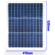 Painel Solar Policristalino 18V 30W