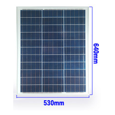 Painel solar policristalino 18 V 50 W