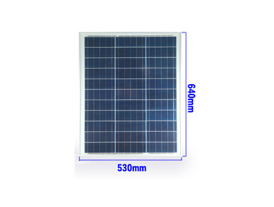 Painel solar policristalino 18 V 50 W - Imagem 1