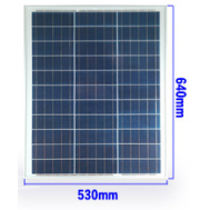 Painel solar policristalino 18 V 50 W