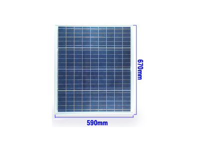 Painel Solar Policristalino 18V 60W - Imagem 1