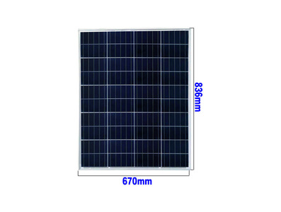 Painel solar policristalino 18V 90W - Imagem 1
