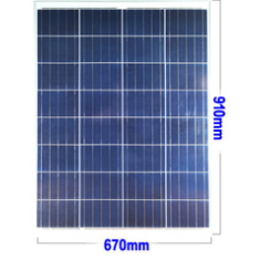 Painel Solar Policristalino 18V 100W