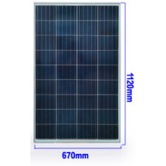 Painel solar policristalino 18V 120W