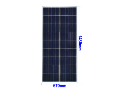 Painel solar policristalino 18 V 150 W - Imagem 1