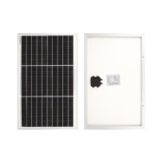 Painel fotovoltaico monocristalino 12V 50W com 2 conectores MC4