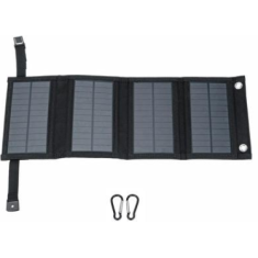 Painel solar policristalino 7W para uso externo, pacote com 4 unidades