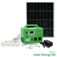 SK1226 Gerador Solar Port&aacute;til 300W Kit com Painel Solar e Bateria (MOQ 2)