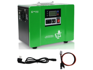 SPS-500W Esta&ccedil;&atilde;o de Energia Solar 12V 500W Inversor de Onda Senoidal Pura com MPPT 30A Bateria LiFePO4 12,8V 50Ah integrada MOQ  - Imagem 1
