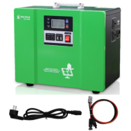 SPS-1000W 24V 1000W Inversor de Onda Senoidal Pura com MPPT 30A Esta&ccedil;&atilde;o de Energia Solar com Bateria LiFePO4 25,6V 50Ah