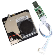 Sensor de Part&iacute;culas PM2.5 SDS011 com Laser de Alta Precis&atilde;o para Arduino
