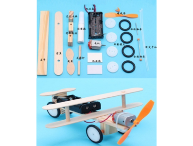 Kit DIY educativo de blocos construcionais com plano de constru&ccedil;&atilde;o em madeira para meninos e meninas - Imagem 1