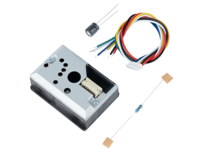 Sensor de part&iacute;culas PM2.5 GP2Y1014AU0F vers&atilde;o atualizada para Arduino, anunciado como superior ao GP2Y1010AU0F - Imagem 5