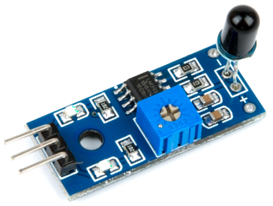 M&oacute;dulo sensor de chama infravermelho (IR) 3 pinos para Arduino - Imagem 7