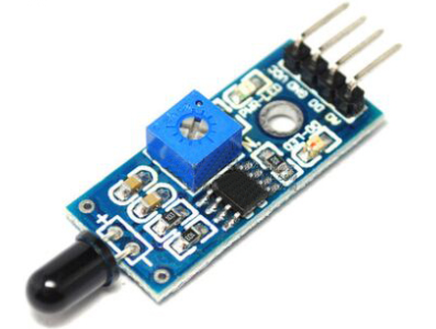 M&oacute;dulo detector de chamas IR 4 pinos para Arduino - Imagem 7