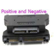 Adaptador f&ecirc;mea SATA 7+15 pinos para SATA 7+6 pinos