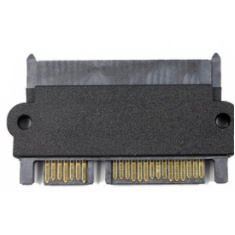 Adaptador SATA (7+15 pinos) macho para f&ecirc;mea para SATA 22 pinos
