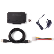 Adaptador conversor USB 3.0 para SATA e IDE multifuncional