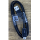 Cabo Micro USB de Transmiss&atilde;o de Dados 1 m Preto 5 V 1,5 A OD 3,0 (Converter UB) - Thumb - 1