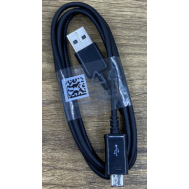 Cabo Micro USB de Transmiss&atilde;o de Dados 1 m Preto 5 V 1,5 A OD 3,0 (Converter UB)