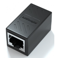 Adaptador RJ45 F&ecirc;mea para F&ecirc;mea CAT6 Ethernet LAN Preto (MOQ10)