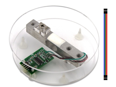 Kit sensor de press&atilde;o 5kg com m&oacute;dulo HX711AD, fio Dupont 4 pinos e carca&ccedil;a - Imagem 4