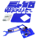 Kit Bra&ccedil;o Manipulador Mec&acirc;nico Rob&oacute;tico em Acr&iacute;lico Azul DIY - Thumb - 1