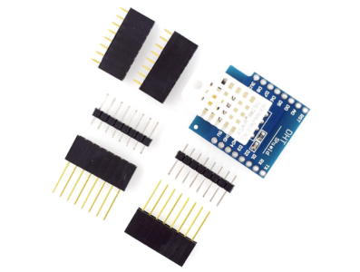 DHT Pro Shield para WeMos D1 mini, m&oacute;dulo sensor digital DHT22 de temperatura e umidade (barramento &uacute;nico) - Imagem 1