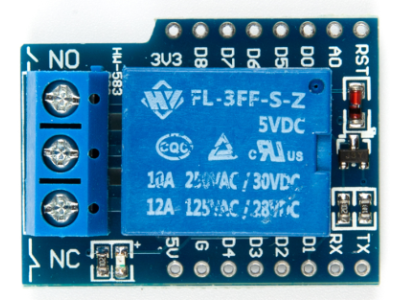 M&oacute;dulo rel&eacute; 1 canal com acionamento por n&iacute;vel alto para D1 Mini WiFi - Imagem 7