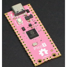 Raspberry Pi Pico 2 RP2350A Rosa com interface USB Type-C