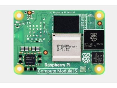 Raspberry Pi Compute Module 5 CM5004000 4 GB RAM sem Wi‑Fi e sem eMMC - Imagem 1