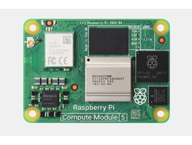 Raspberry Pi Compute Module 5 CM5102000 com Wi-Fi, 2 GB RAM sem eMMC - Imagem 1