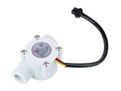 Sensor de Fluxo de &Aacute;gua ZJ-S201 (Sea) G1/2 1-30 L/min Branco 5-24 V para Arduino - Imagem 1