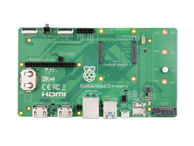 Placa IO oficial Raspberry Pi Compute Module 5 - Imagem 1