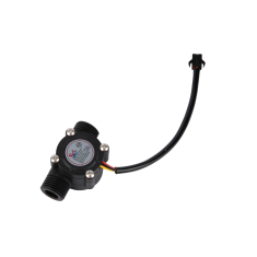 Sensor de fluxo de &aacute;gua ZJ-S201 G1/2 1-30 L/min Preto 5-24V para Arduino
