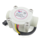 Sensor de Fluxo de &Aacute;gua Branco ZJ-S201B G1/2 1-30 L/min 5-15V para Arduino - Thumb - 1