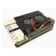 Gabinete de alum&iacute;nio com duas ventoinhas em linha para Raspberry Pi 5 - Thumb - 1