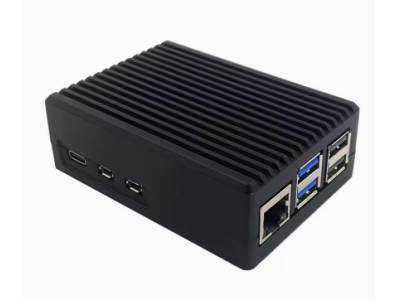 Gabinete de alum&iacute;nio Stripe para Raspberry Pi 5 - Imagem 1
